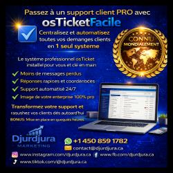Installation OsTicketFacile